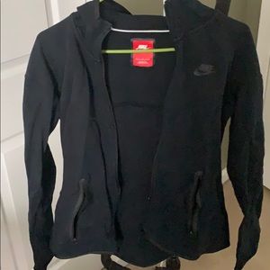 Super comfy! Nike all black zip up